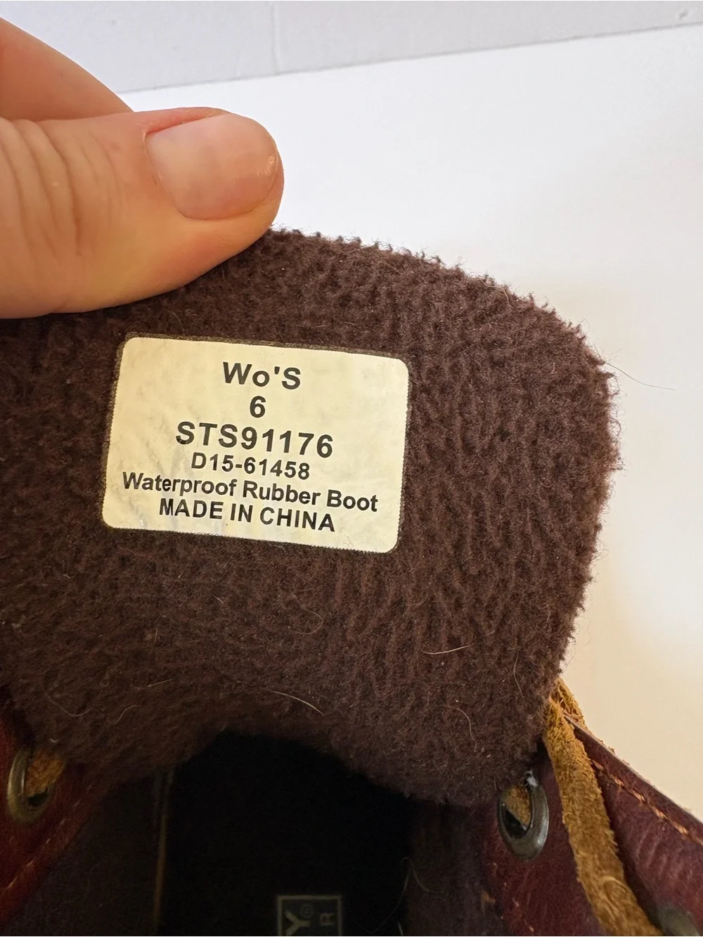 Sperry Top Sider Saltwater Duck Boot Tan/DK Brown 6 Waterproof Rubber Gorpcore